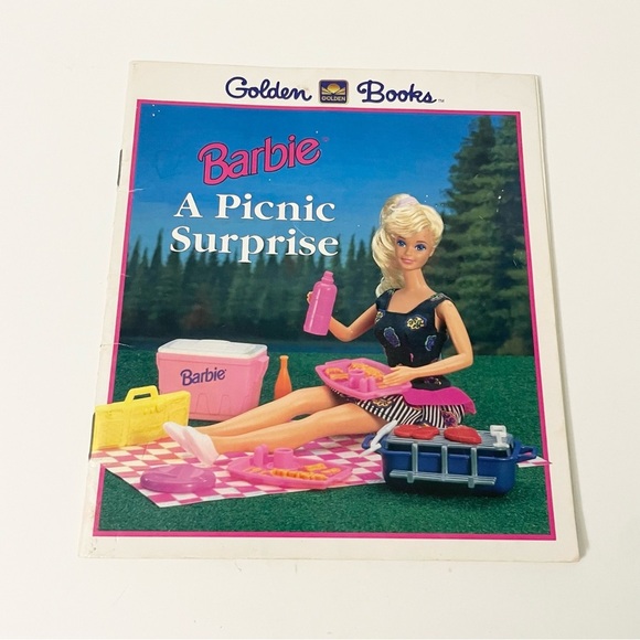 Vintage Barbie A Picnic Surprise Book - Picture 1 of 13
